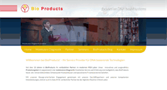Desktop Screenshot of bioproducts.at